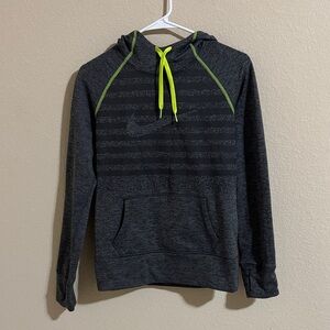 Nike Women’s Charcoal Hoodie with Lime Details